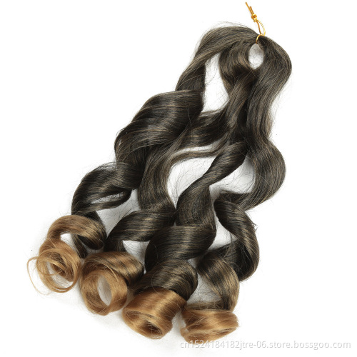 high grade synthetic bulk hair wavy braid extension for braiding curly,  new wet and wavy curly yaki synthetic braiding hair